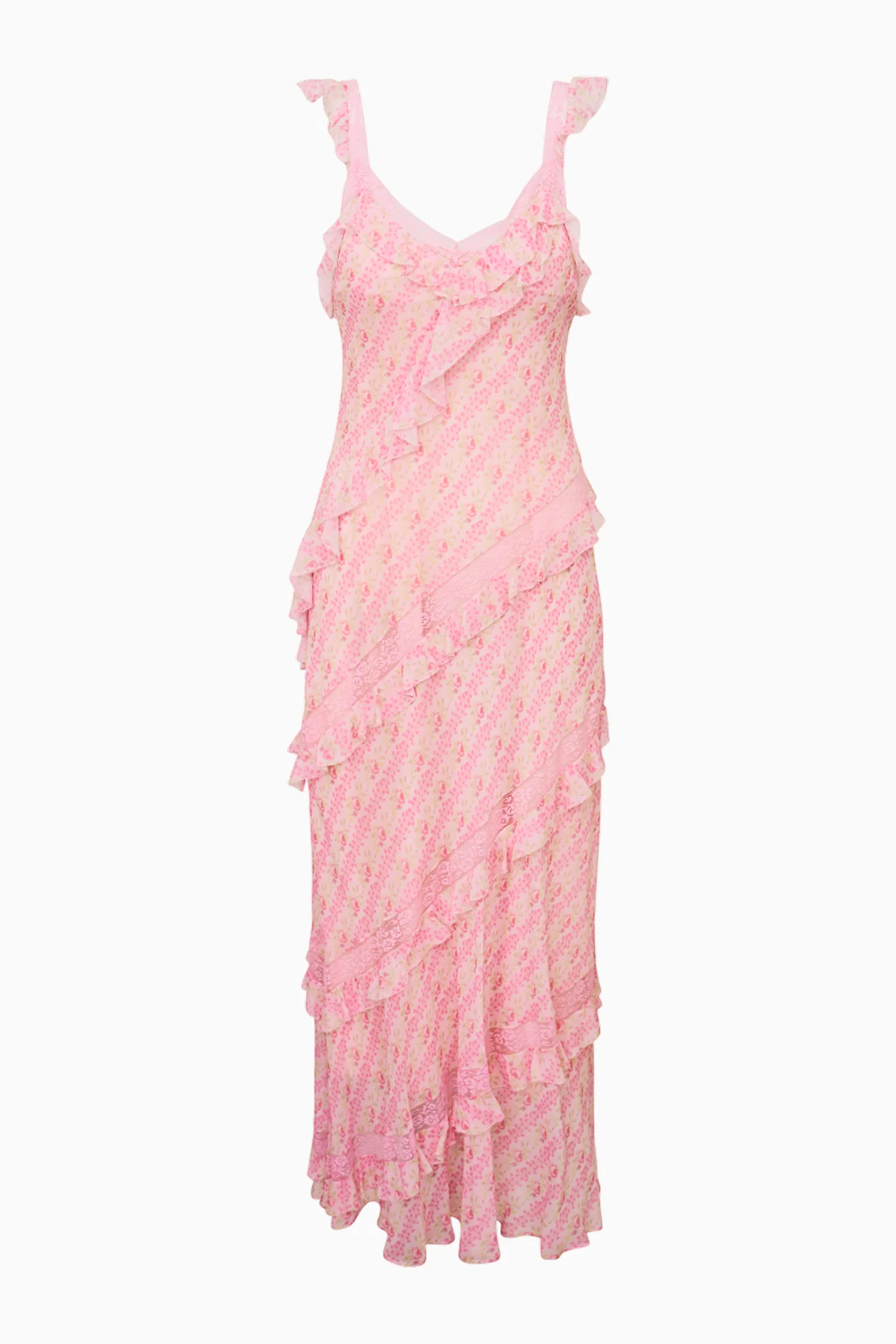 Radiance Fragrance Print Maxi Dress - Store Citys