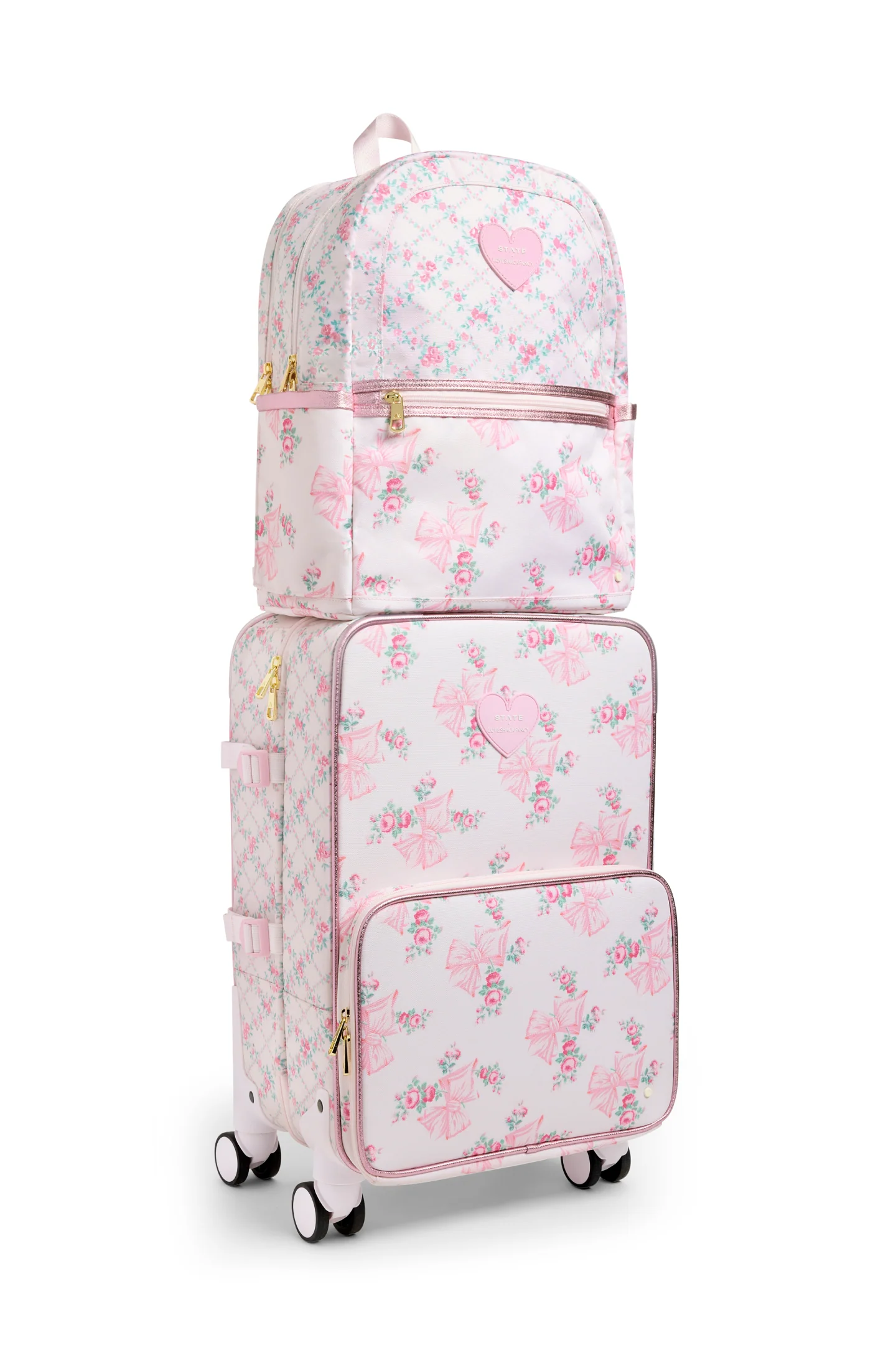 STATE x LoveShackFancy Logan Carry-On Suitcase - Store Citys