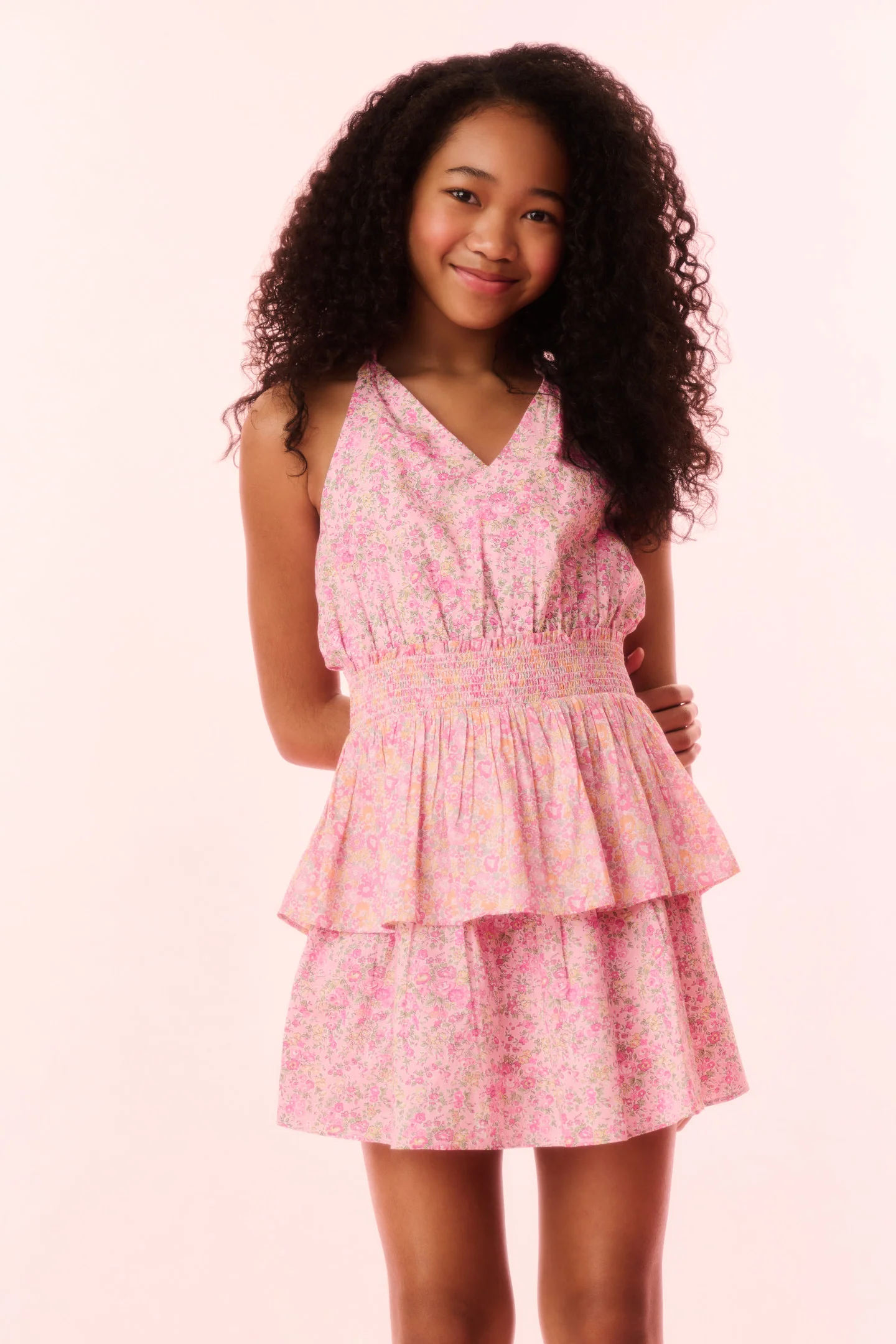 Girls Romille Tie-Dye Halter Dress - Store Citys