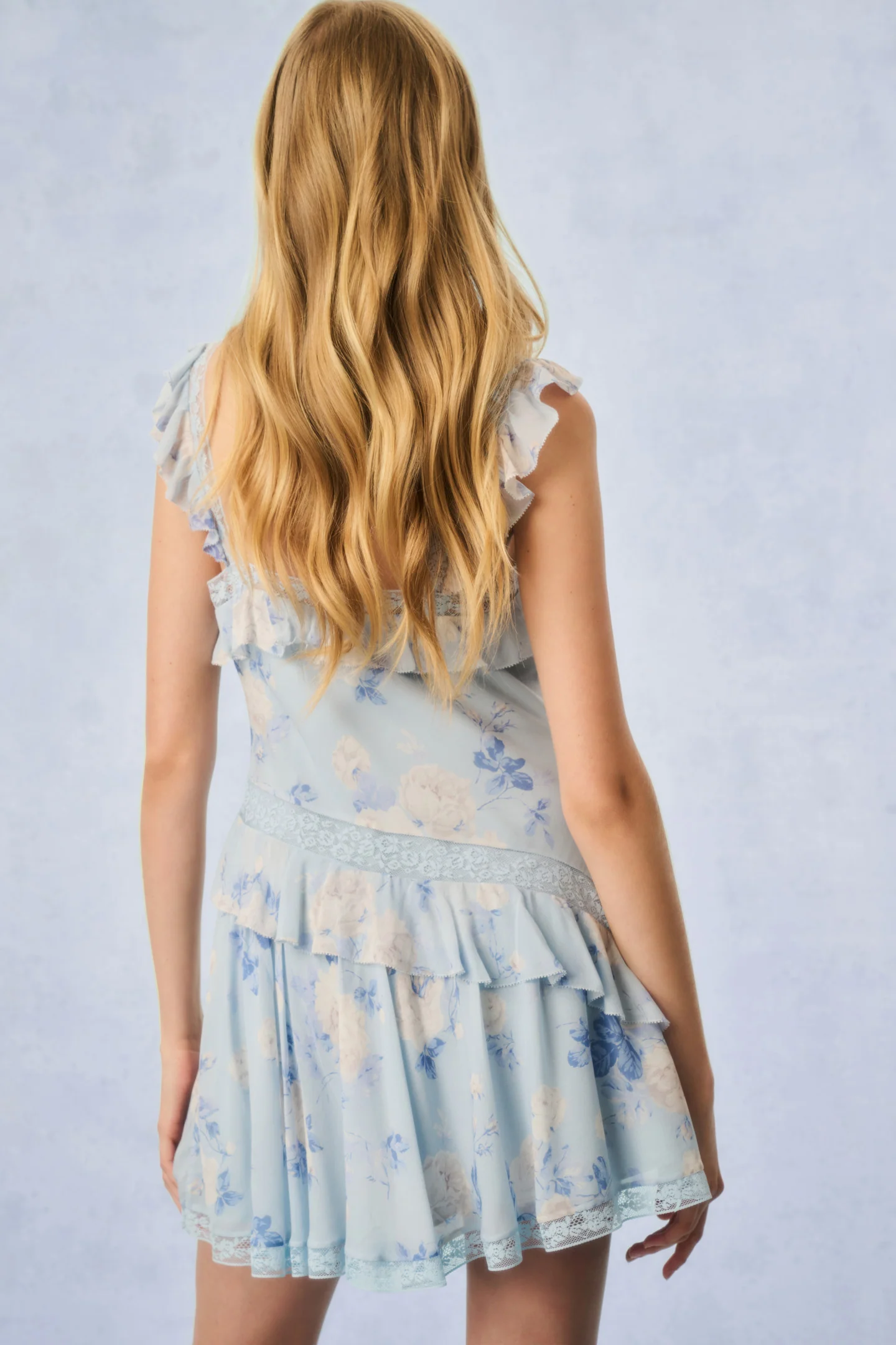 Serima Fragrance Print Mini Dress - Store Citys