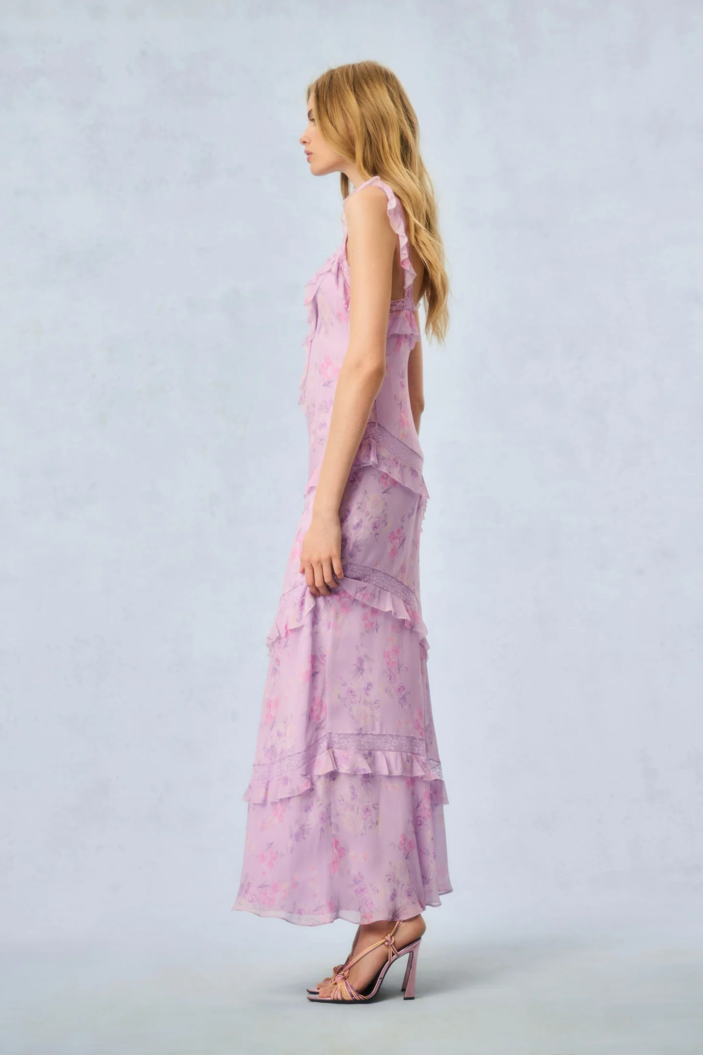 Radiance Fragrance Print Maxi Dress - Store Citys