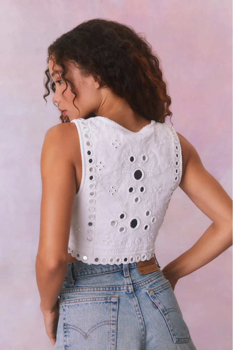 Cayman Embellished Bustier Top - Store Citys