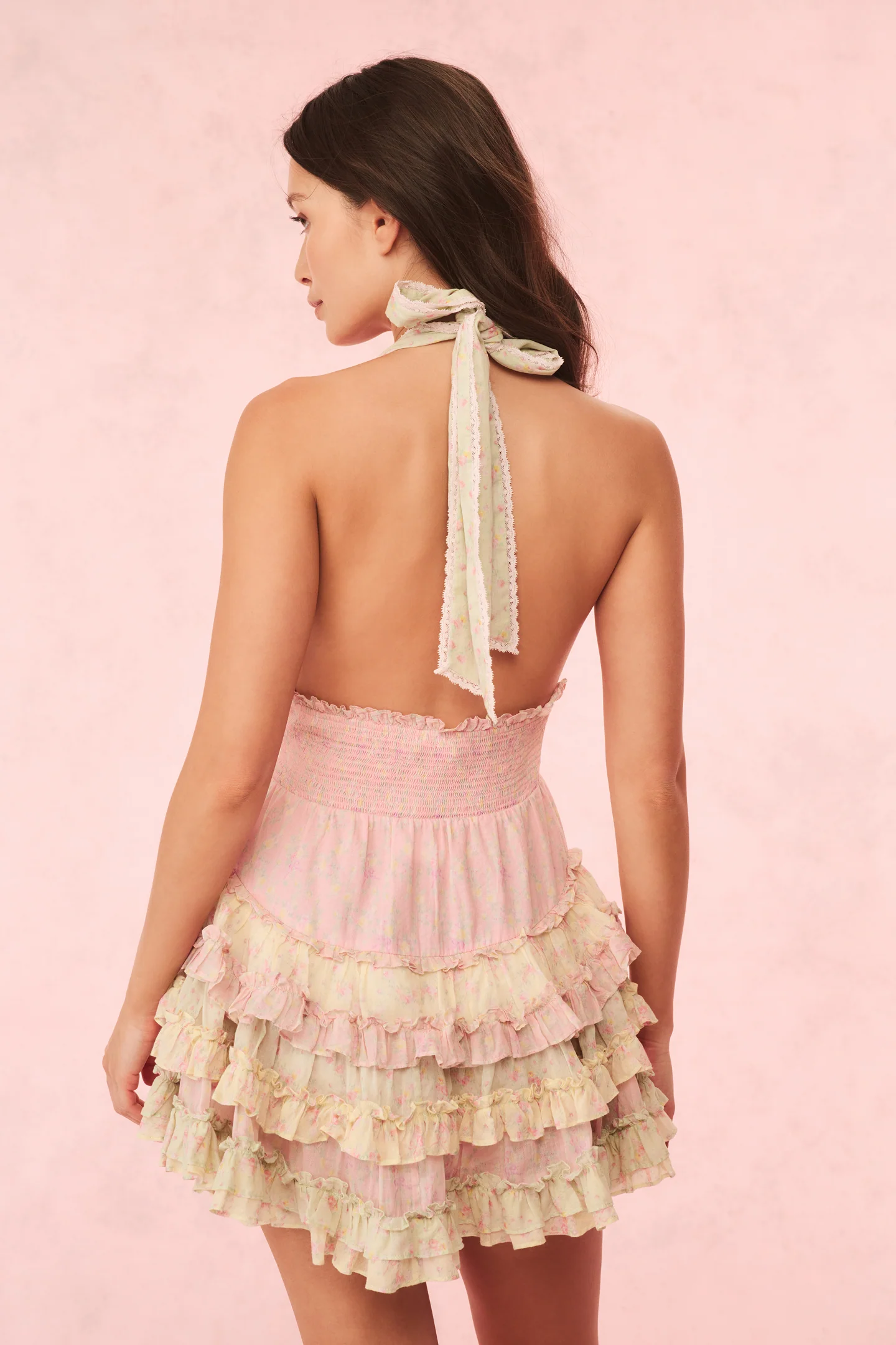 Quintelle Cotton Mixed Print Mini Dress - Store Citys