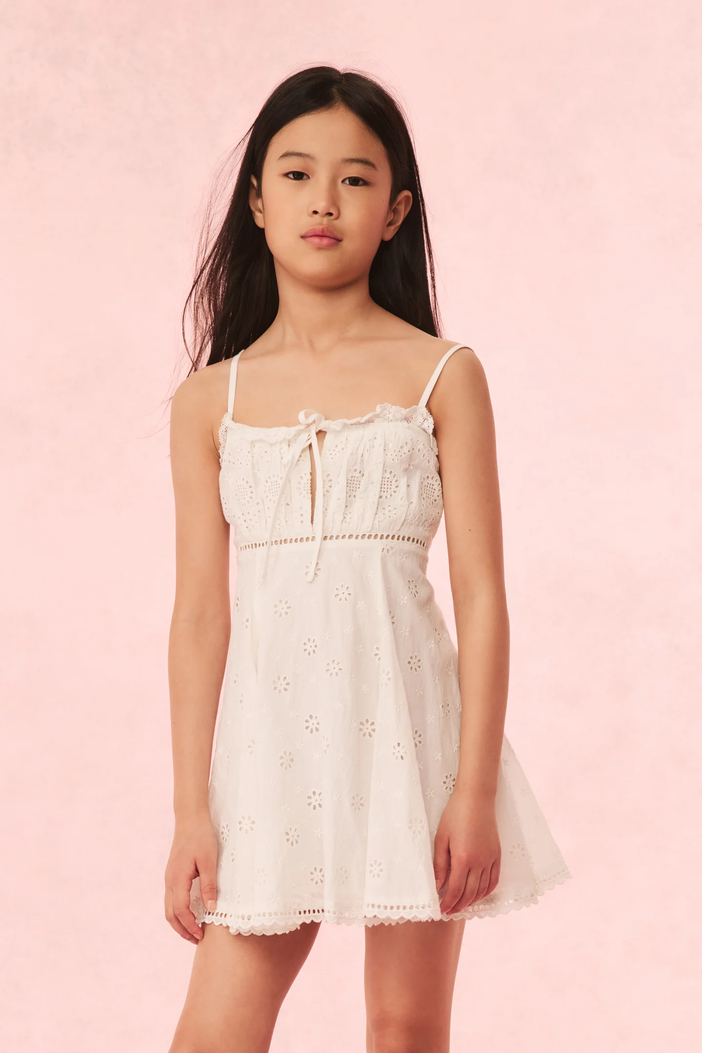 Girls Taralynn Eyelet Lace Dress - Store Citys