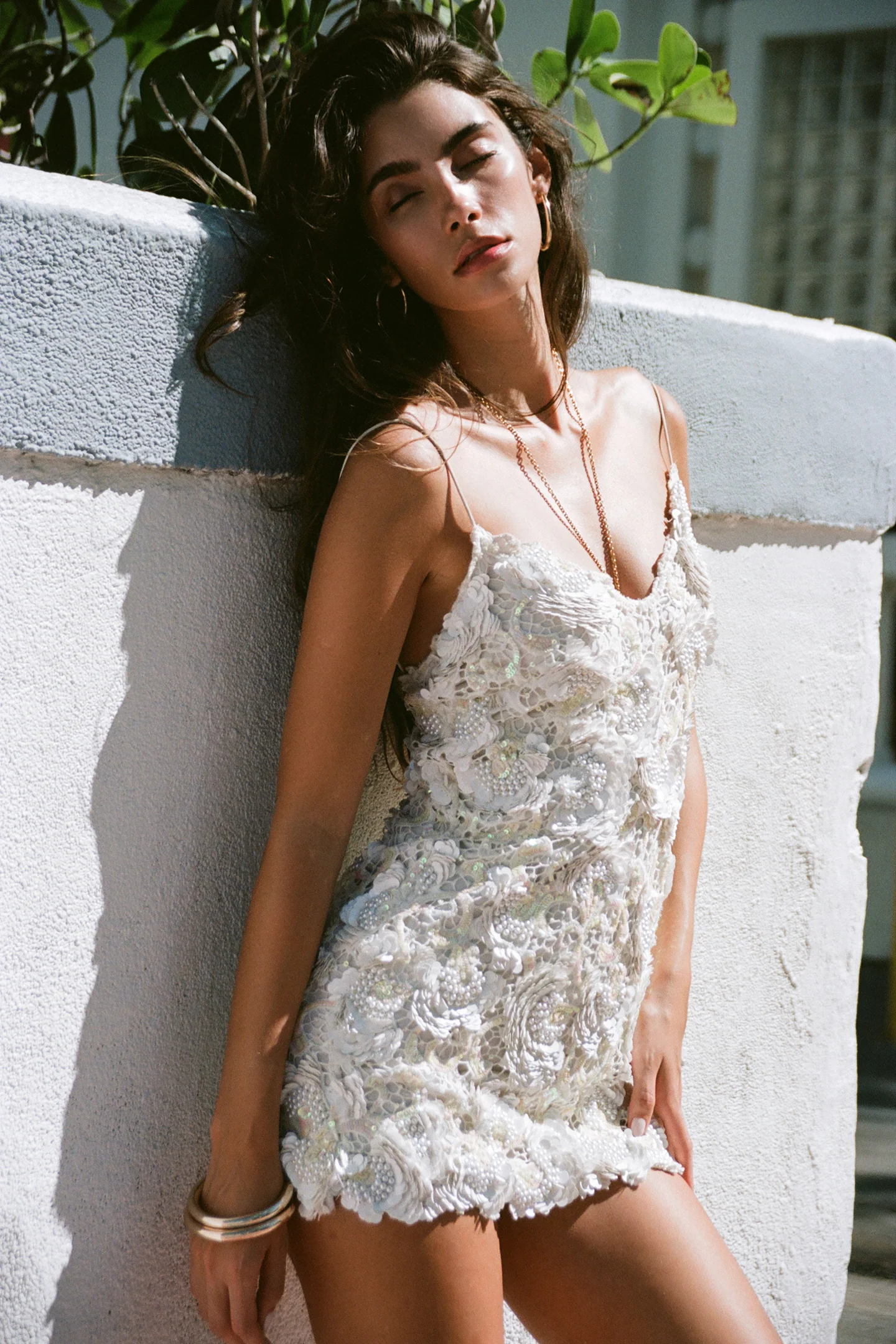 Zelia Embellished Mini Dress - Store Citys