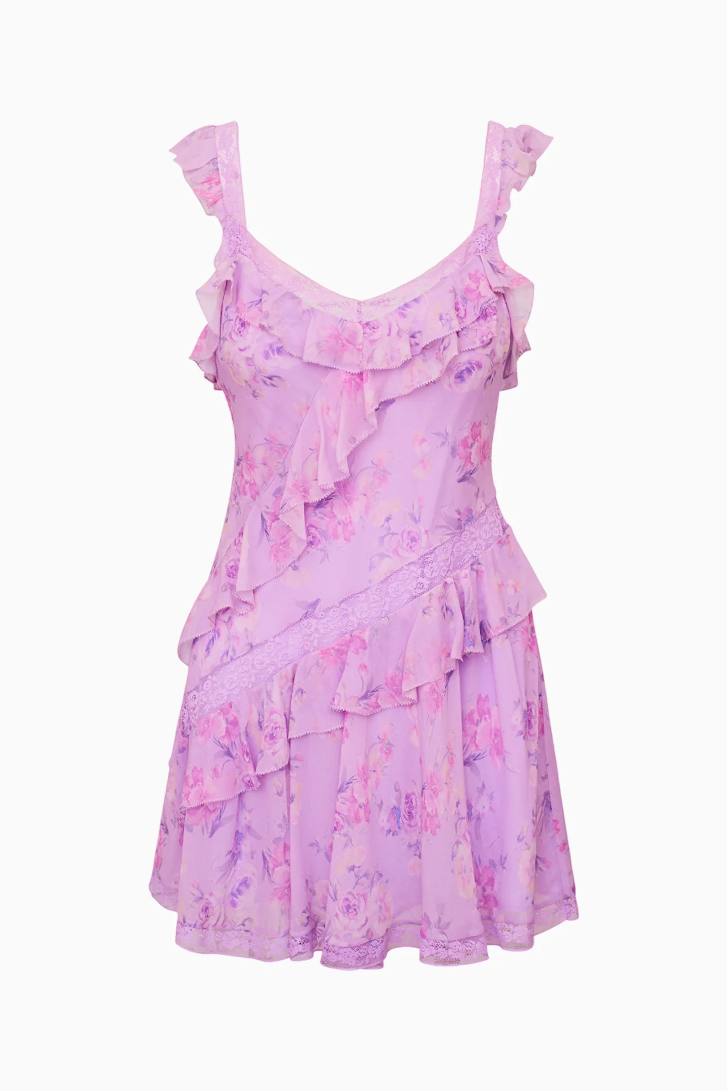 Serima Fragrance Print Mini Dress - Store Citys