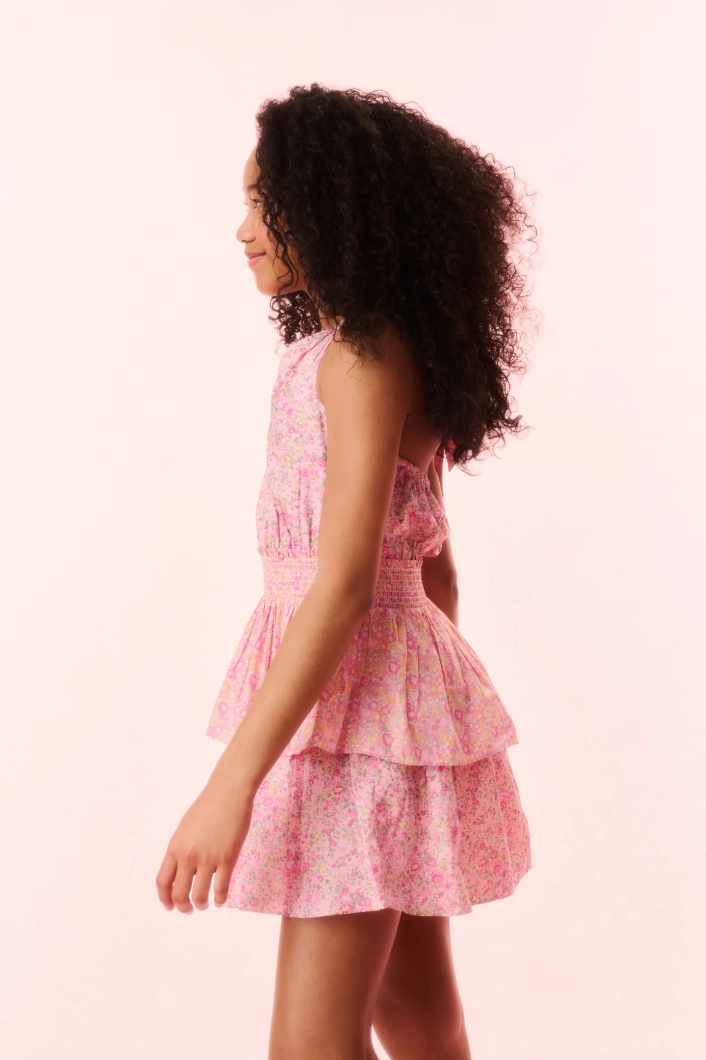 Girls Romille Tie-Dye Halter Dress - Store Citys