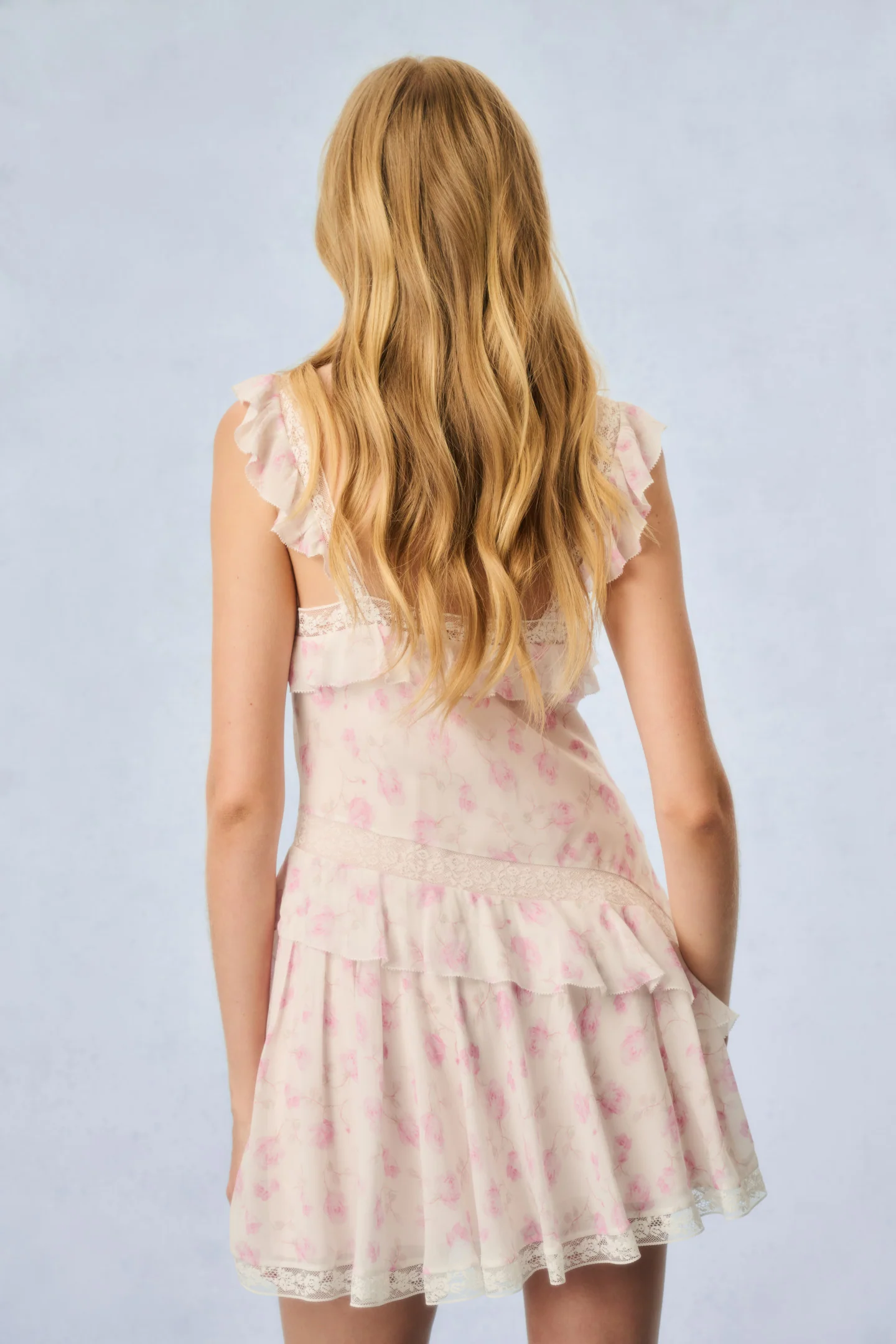 Serima Fragrance Print Mini Dress - Store Citys