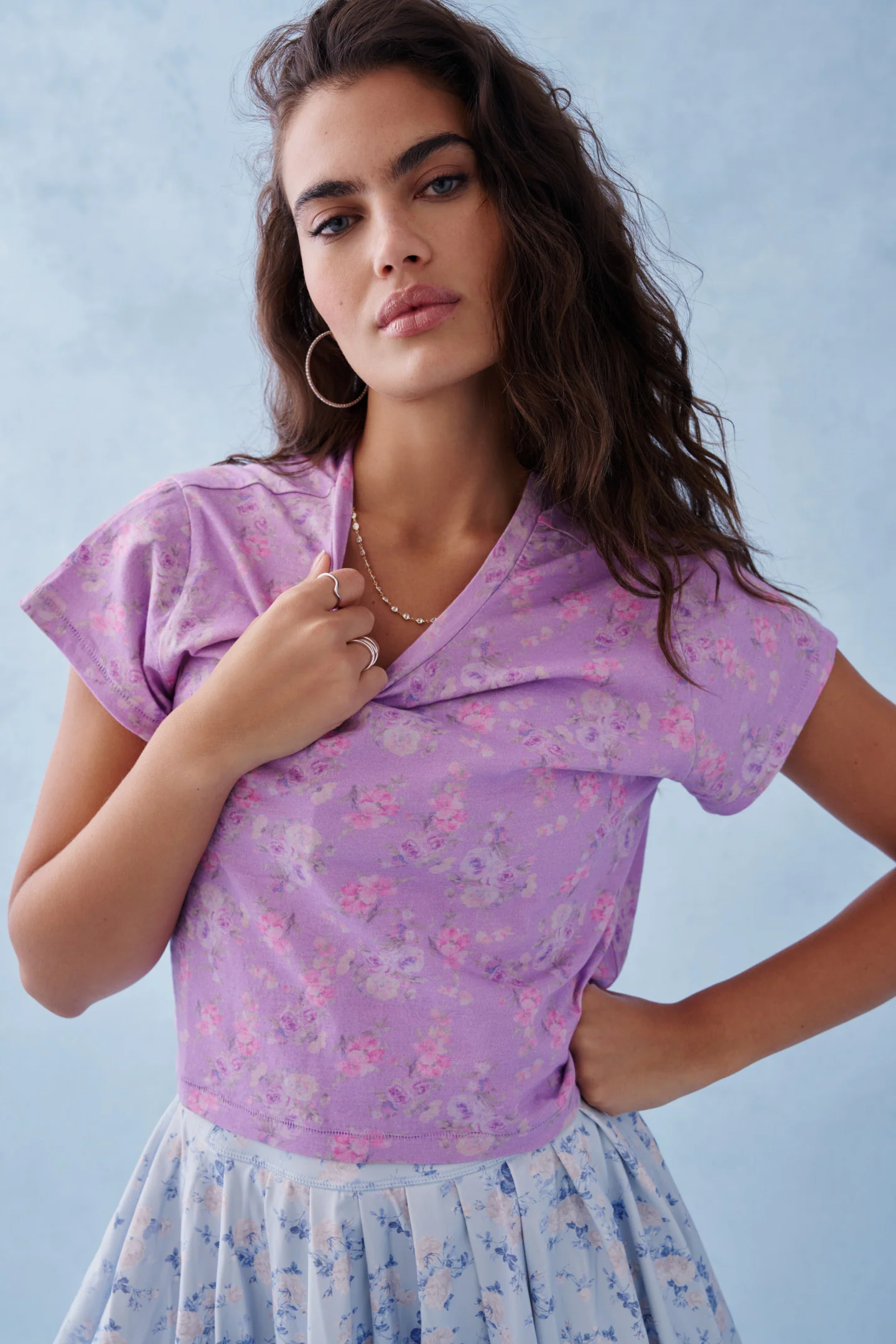 Rubin Cotton Cropped Tee - Store Citys