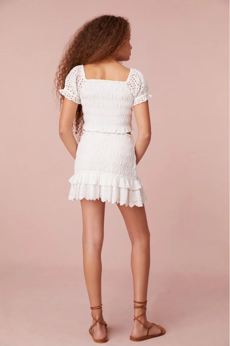 Girls Remina Smocked Top - Store Citys