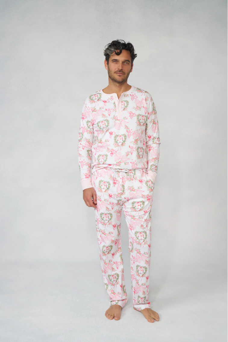 LoveShackFancy x Roller Rabbit Men's Merry Monkey Beaux Spencer Pajamas - Store Citys