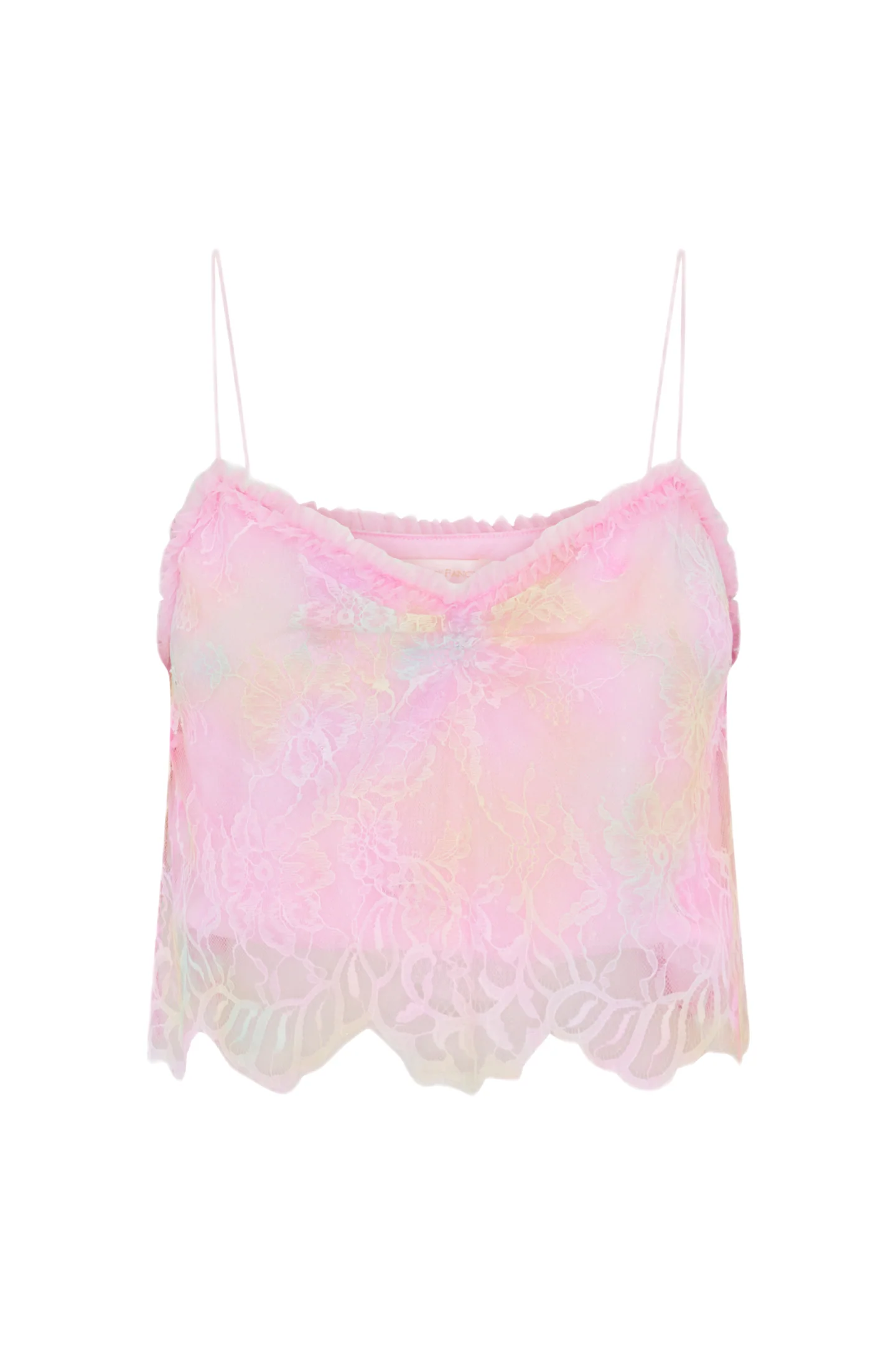 Ferni Tie-Dye Lace Cami Top - Store Citys
