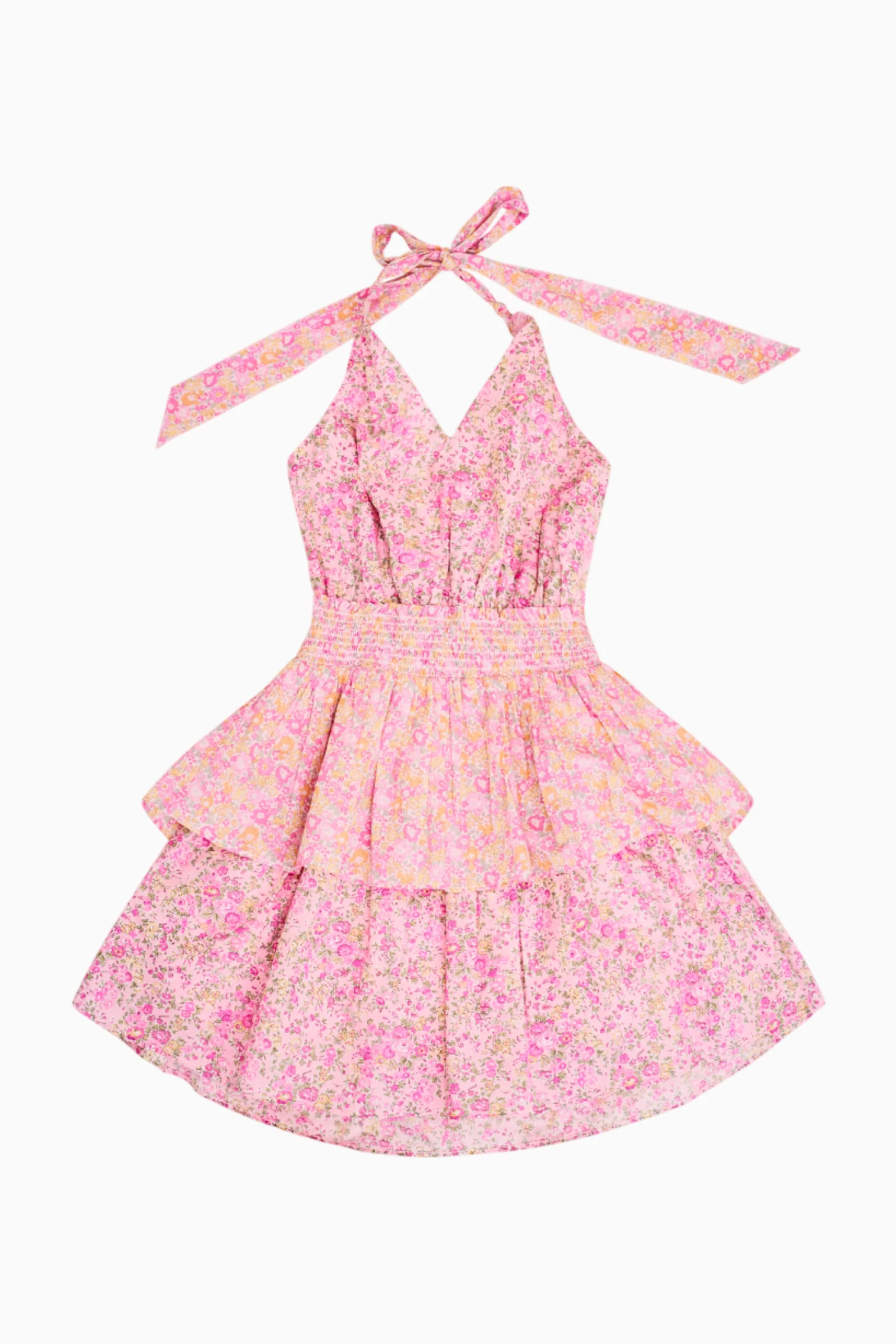 Girls Romille Tie-Dye Halter Dress - Store Citys