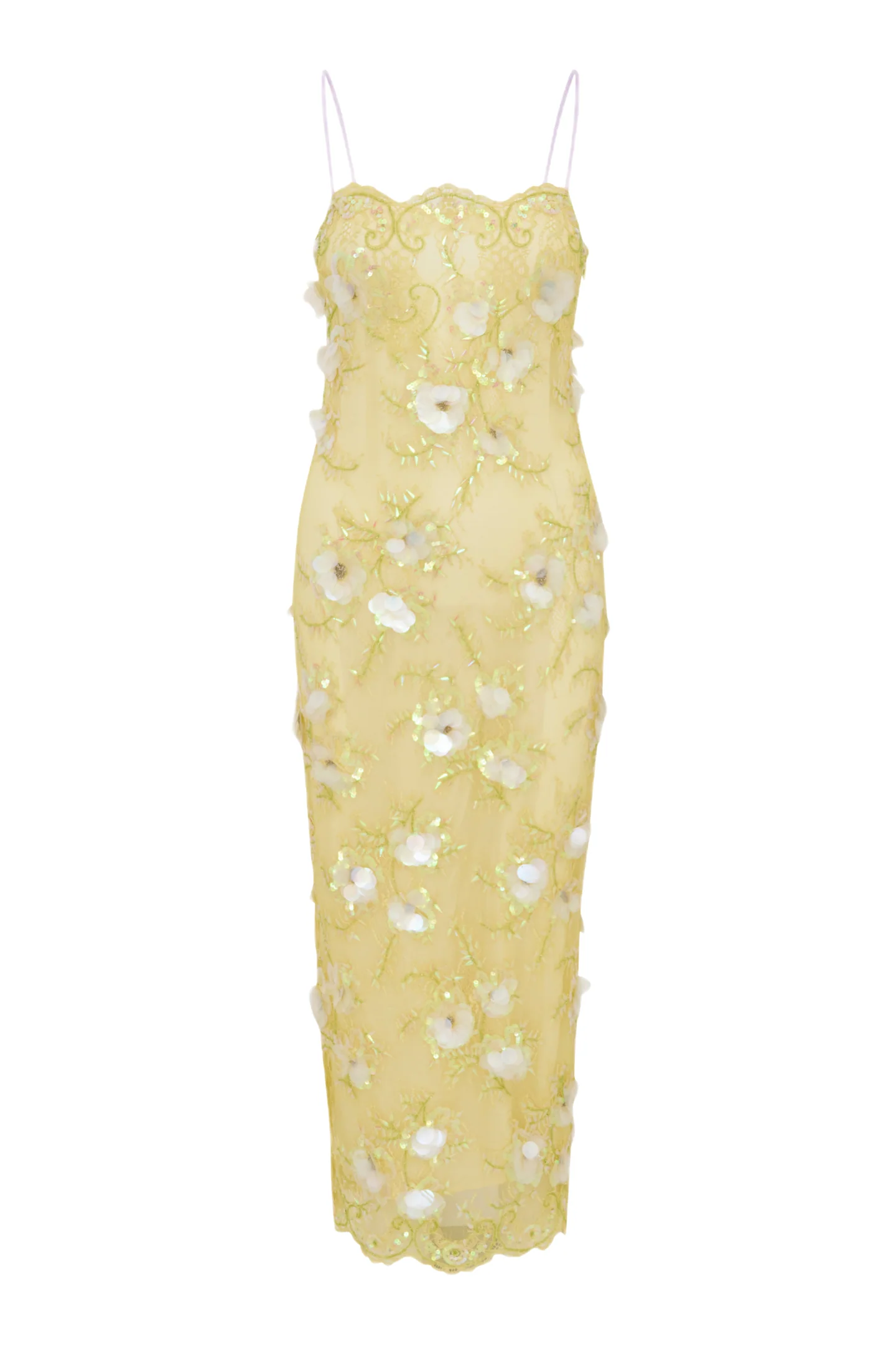 Emalia Embellished Lace Maxi Dress - Store Citys