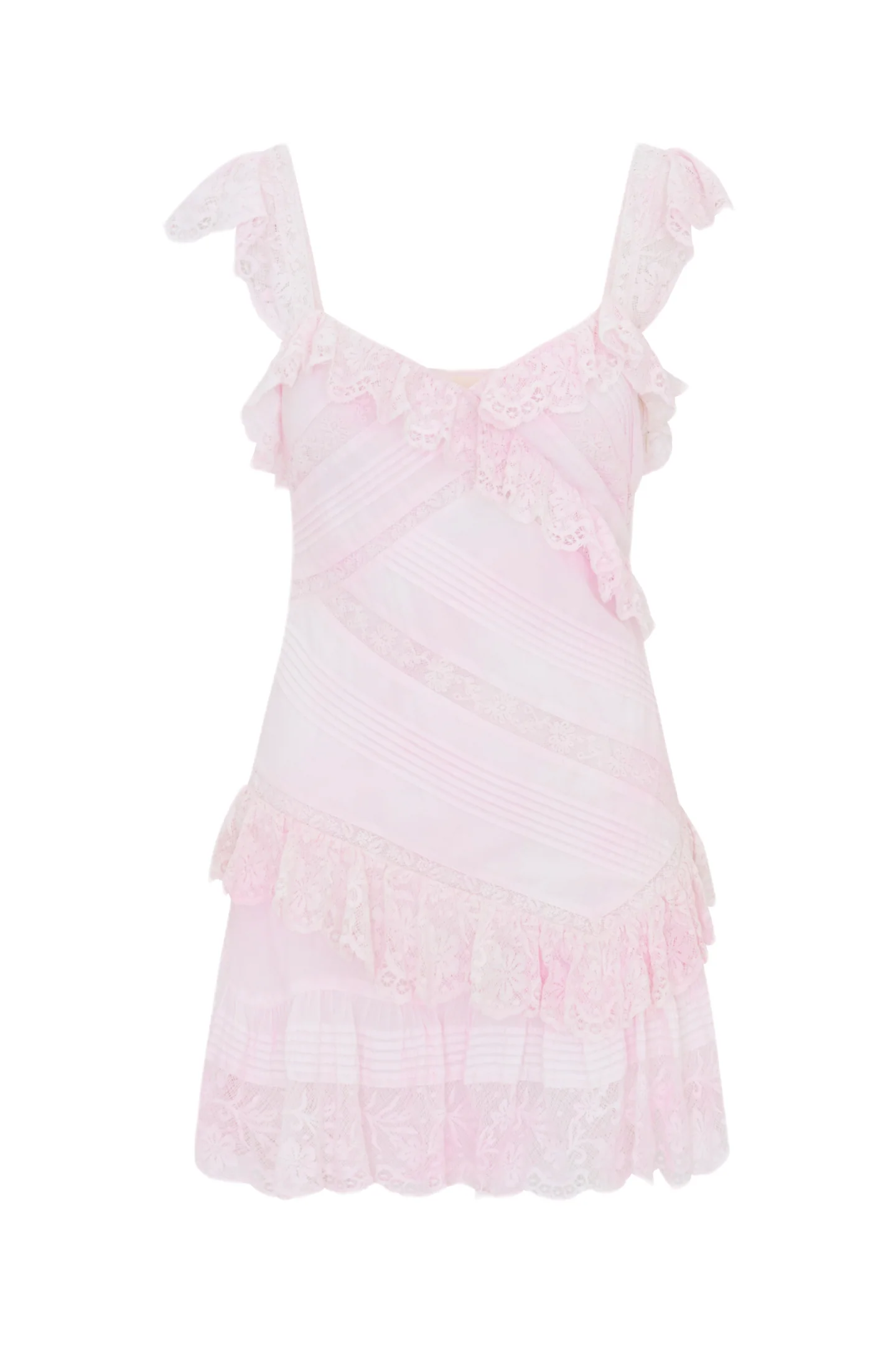 Bensley Cotton & Lace Mini Dress - Store Citys