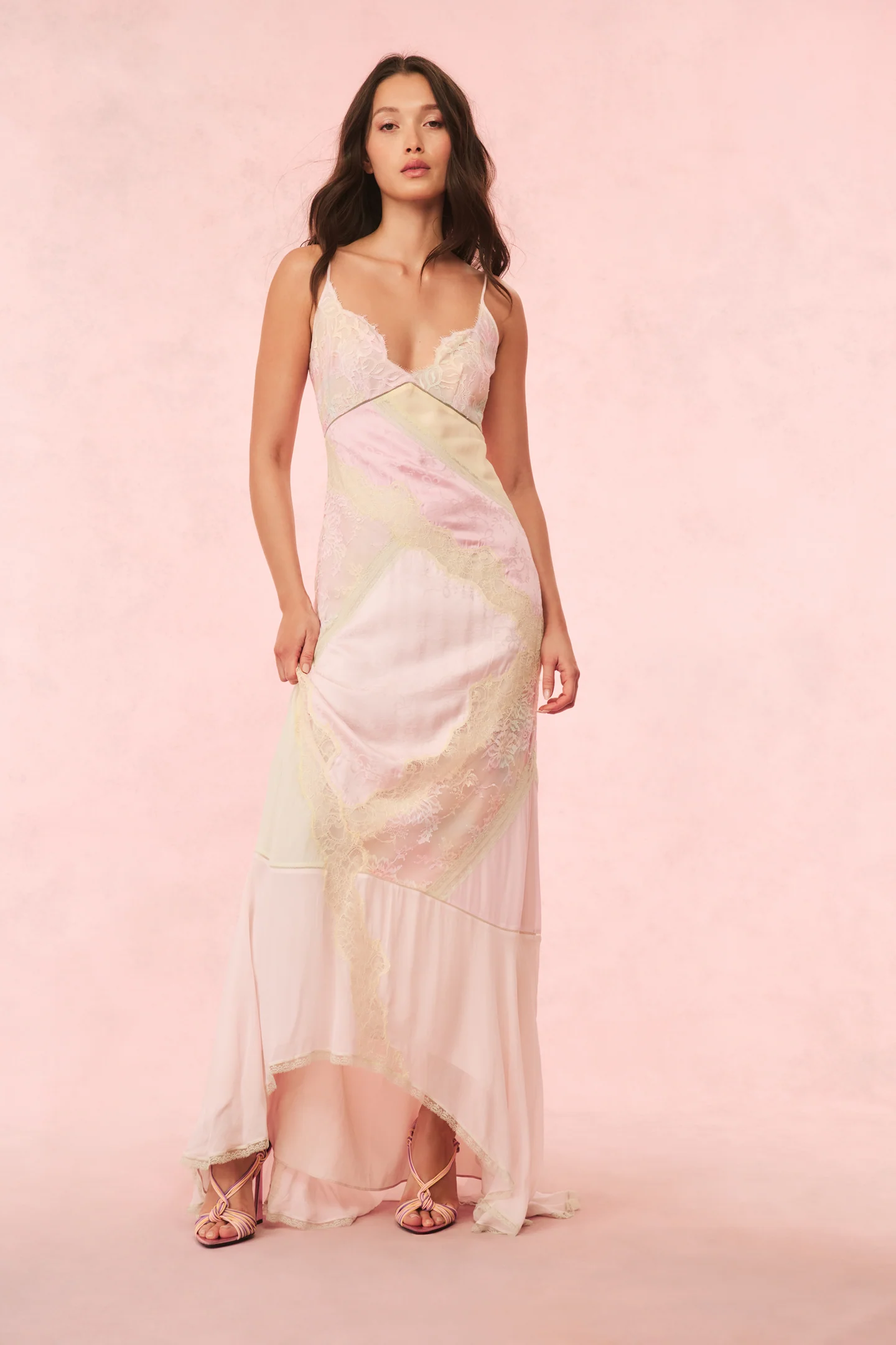 Bancila Lace Patchwork Maxi Dress - Store Citys