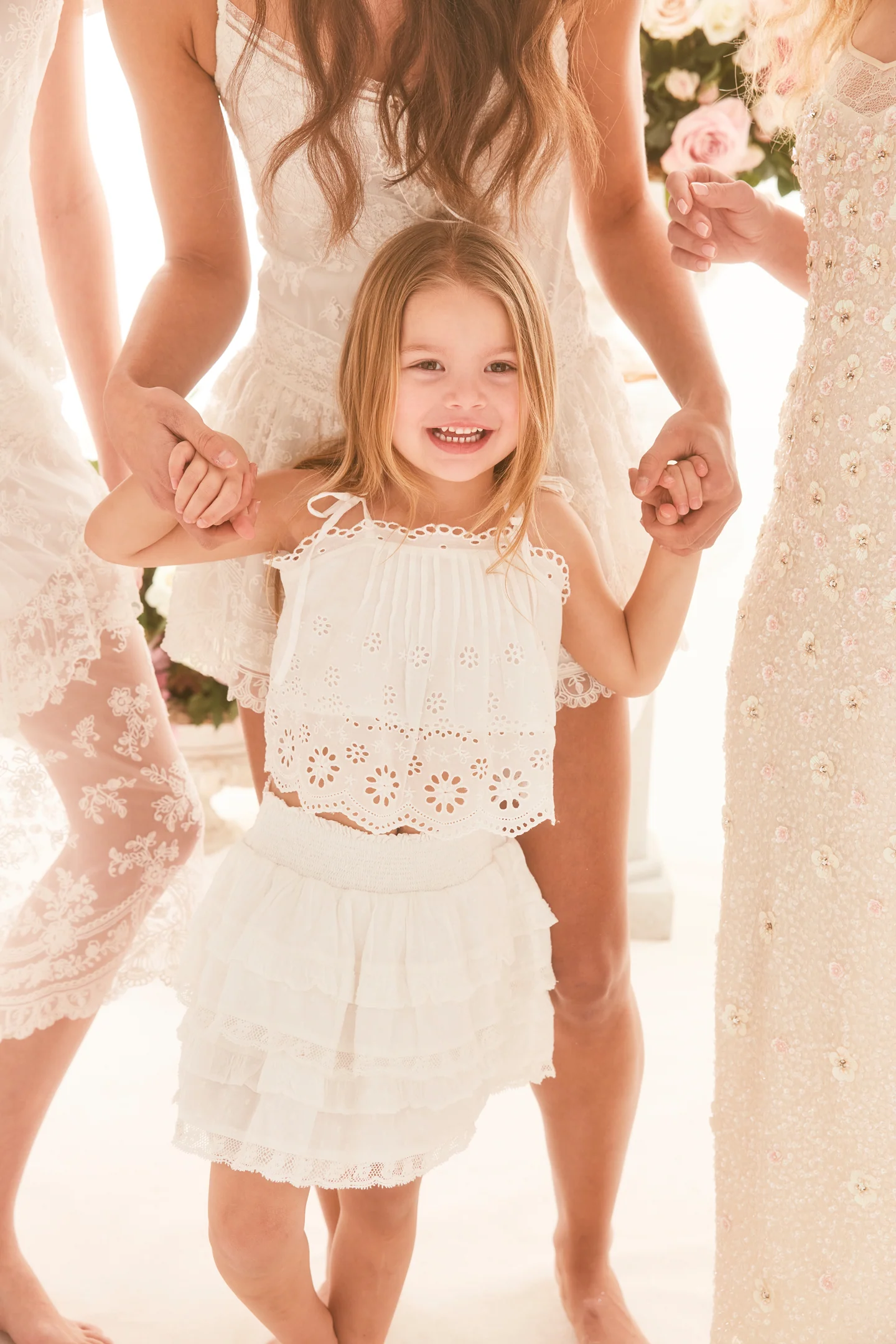 Girls Galine Eyelet Lace Top - Store Citys