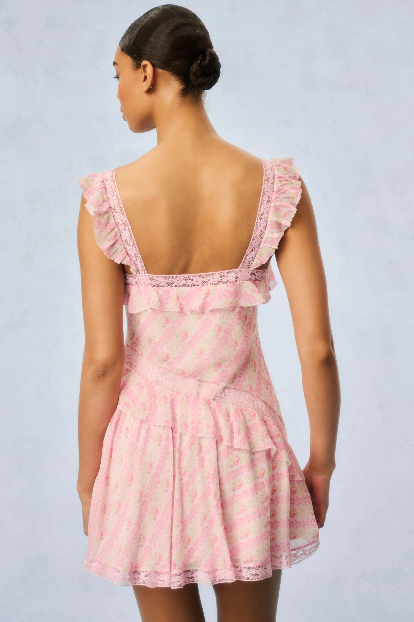 Serima Fragrance Print Mini Dress - Store Citys