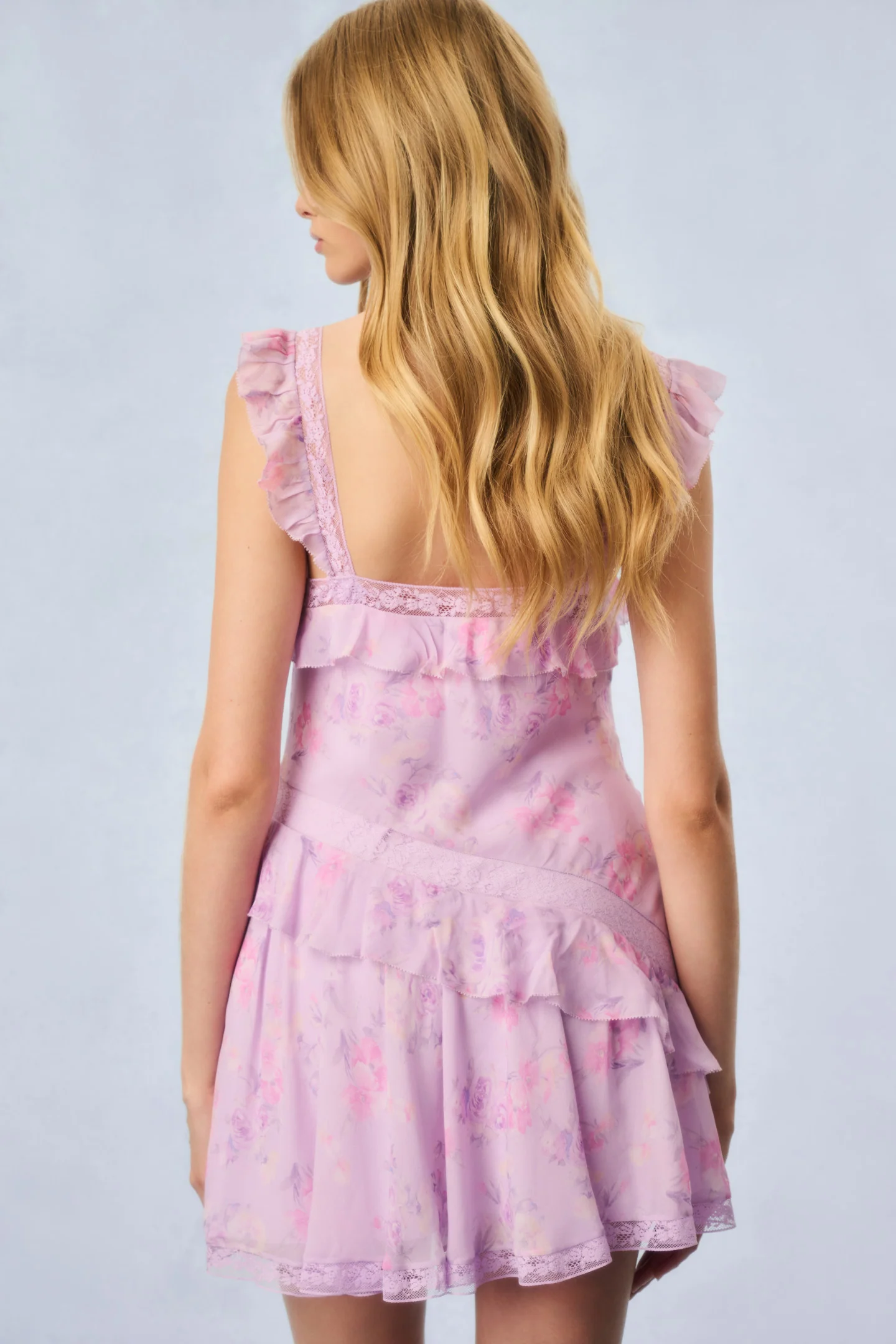 Serima Fragrance Print Mini Dress - Store Citys