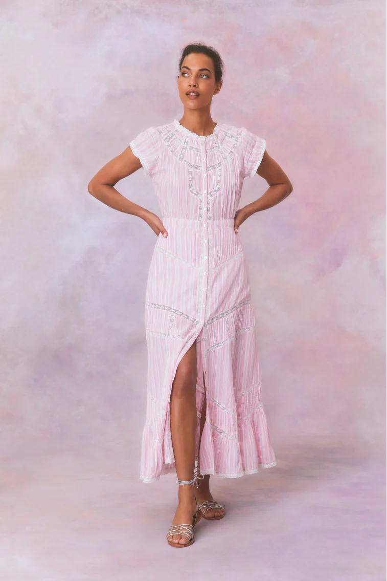 Remi Cotton Stripe Maxi Dress - Store Citys