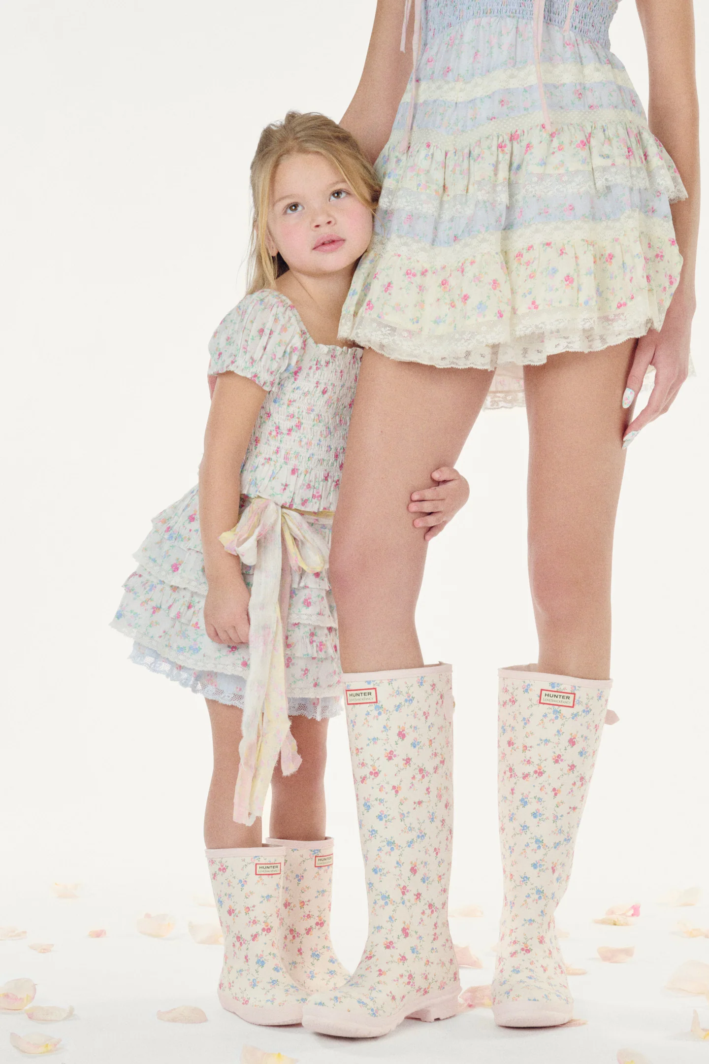 Hunter x LoveShackFancy Womens Original Tall Boot - SUNRISE PATCHWORK - Store Citys