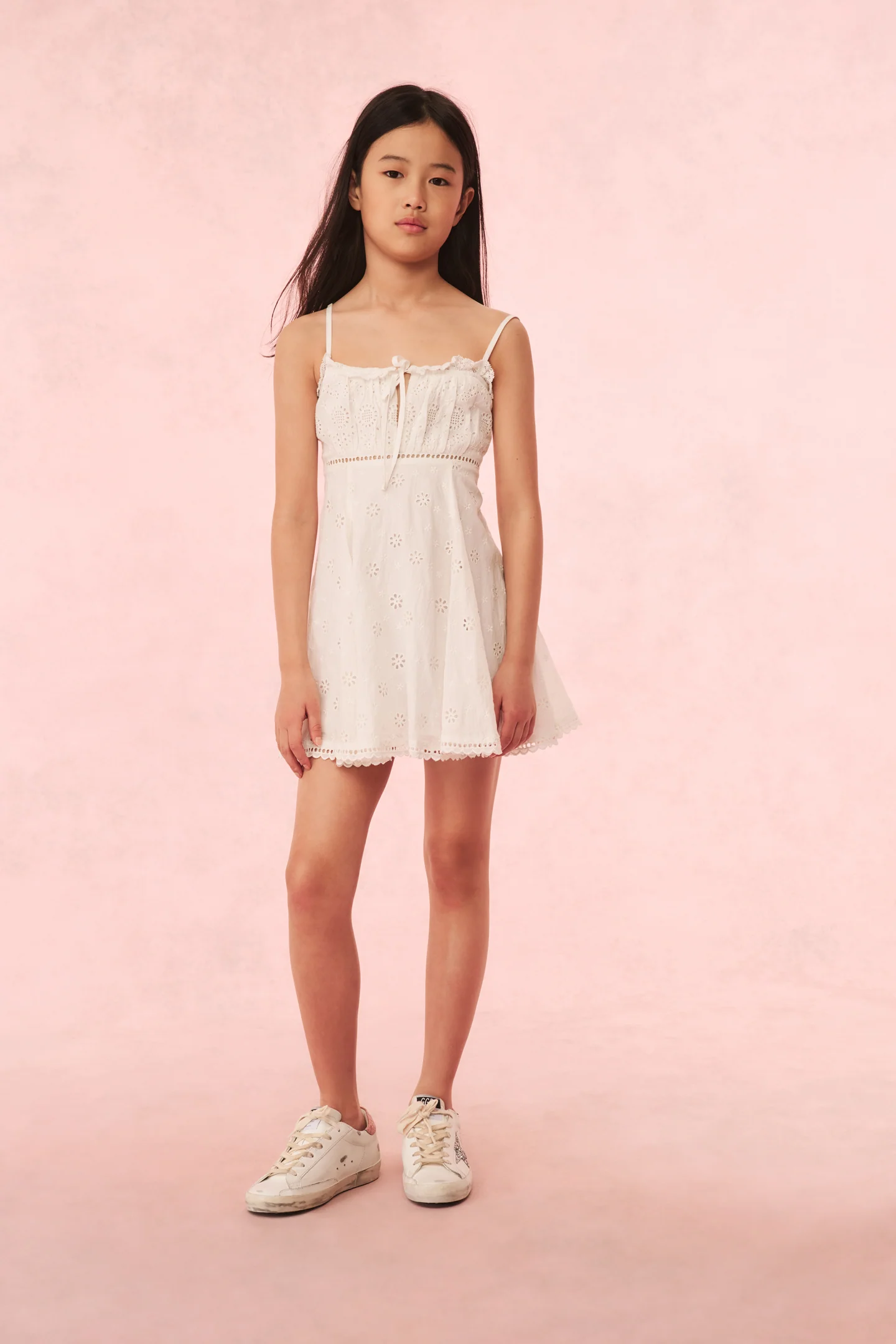Girls Taralynn Eyelet Lace Dress - Store Citys
