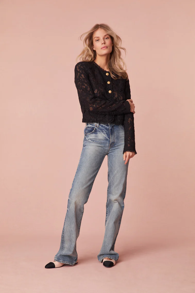 Richard Sheer Lace Jacket - Store Citys