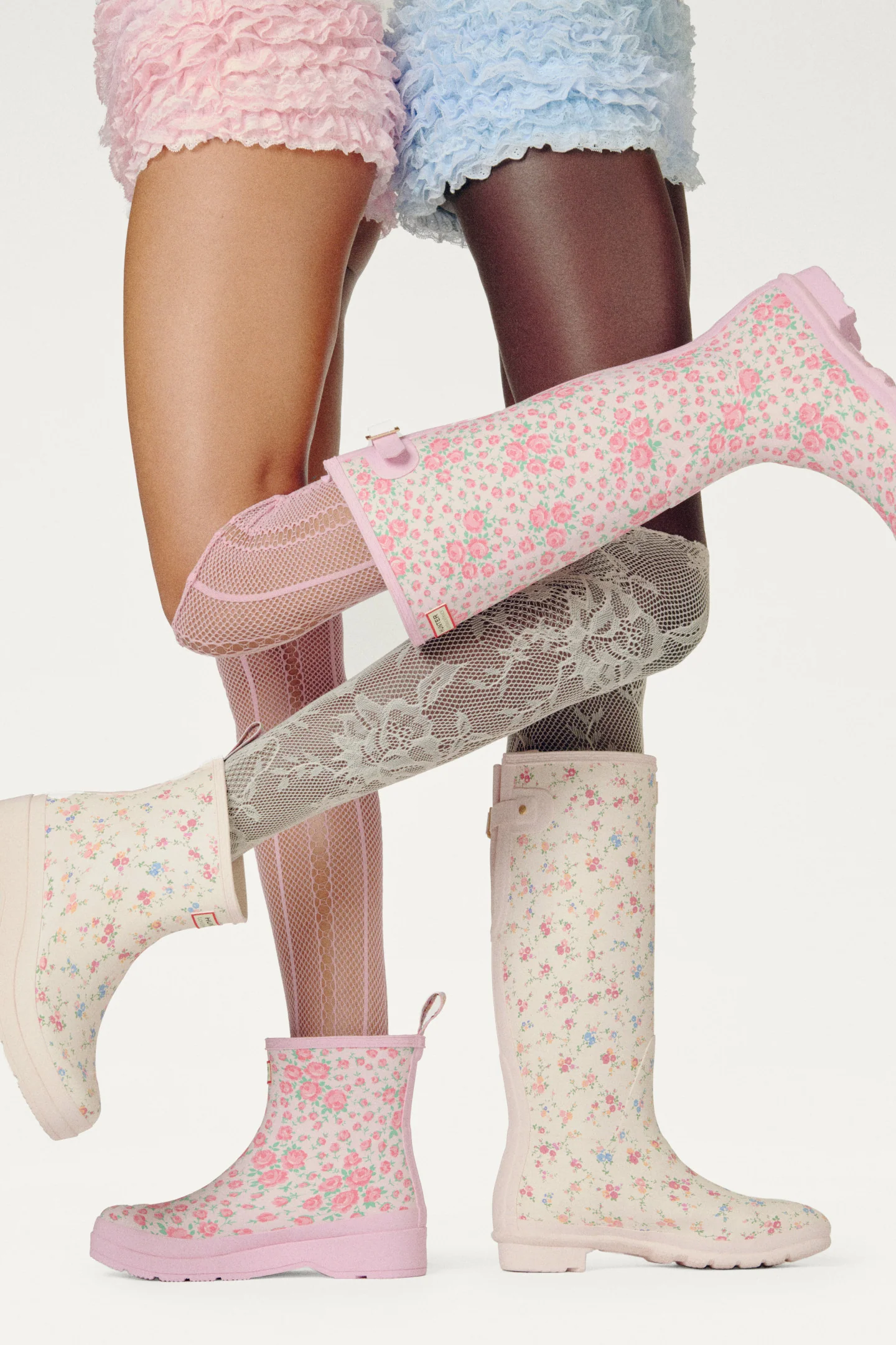 Hunter x LoveShackFancy Womens Play Boot - SUNRISE PATCHWORK - Store Citys